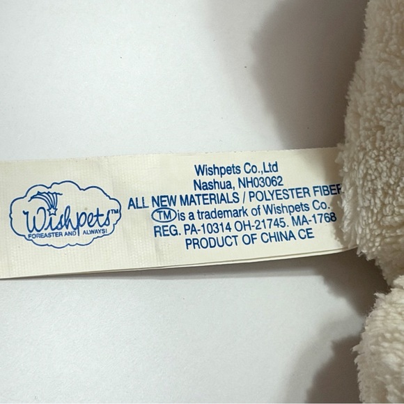 2003 Wishpets Sunny the Polar Bear 9.5" Plush Stuffed Animal Purse Handbag 91004 - Picture 9 of 9